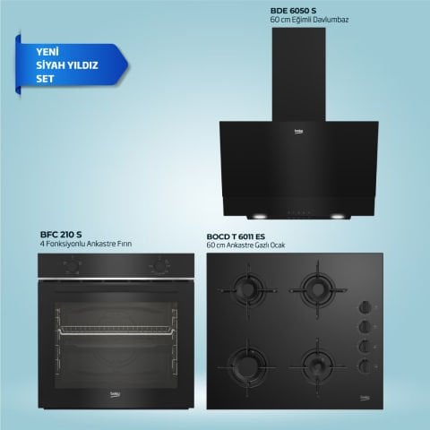 Beko Yeni Siyah Yıldız Set