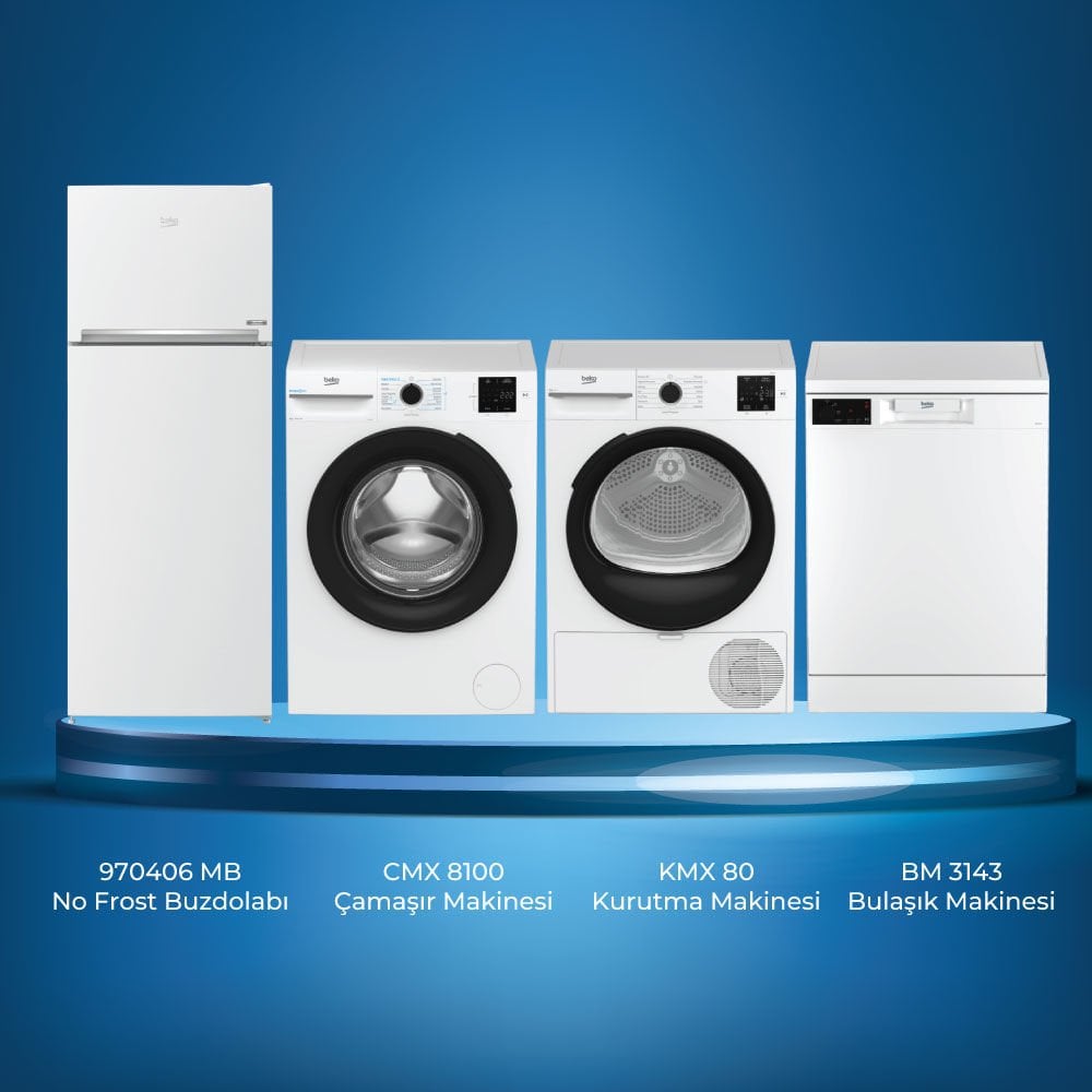 Beko 4'lü Beyaz Eşya Çeyiz Seti - 3