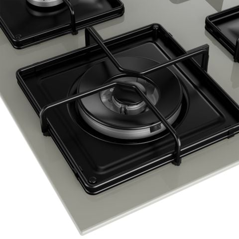 Beko BOCD K 6510 EWG Gazlı Cam Tablalı Ocak